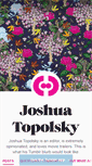 Mobile Screenshot of joshuatopolsky.com