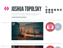 Tablet Screenshot of joshuatopolsky.com
